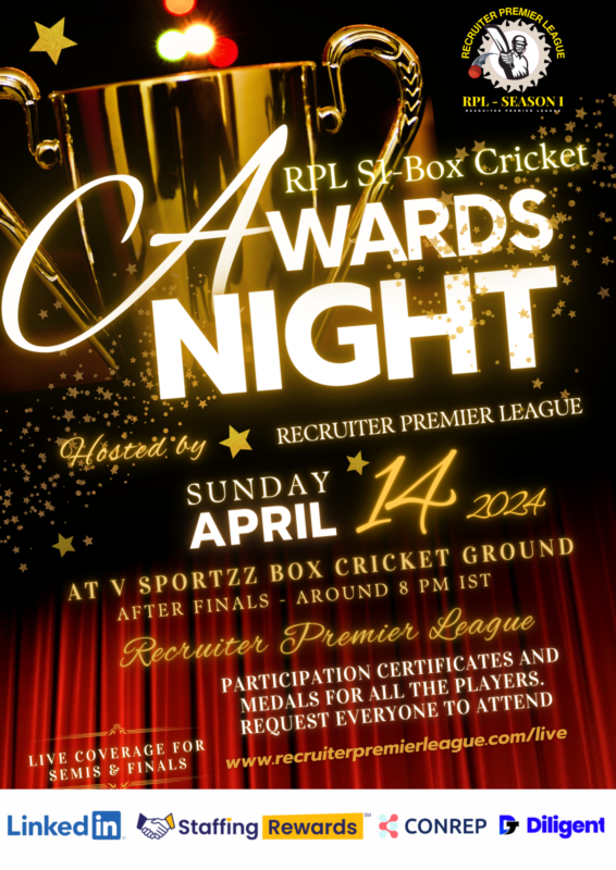 RPL S1-Box Cricket Awards Flyer